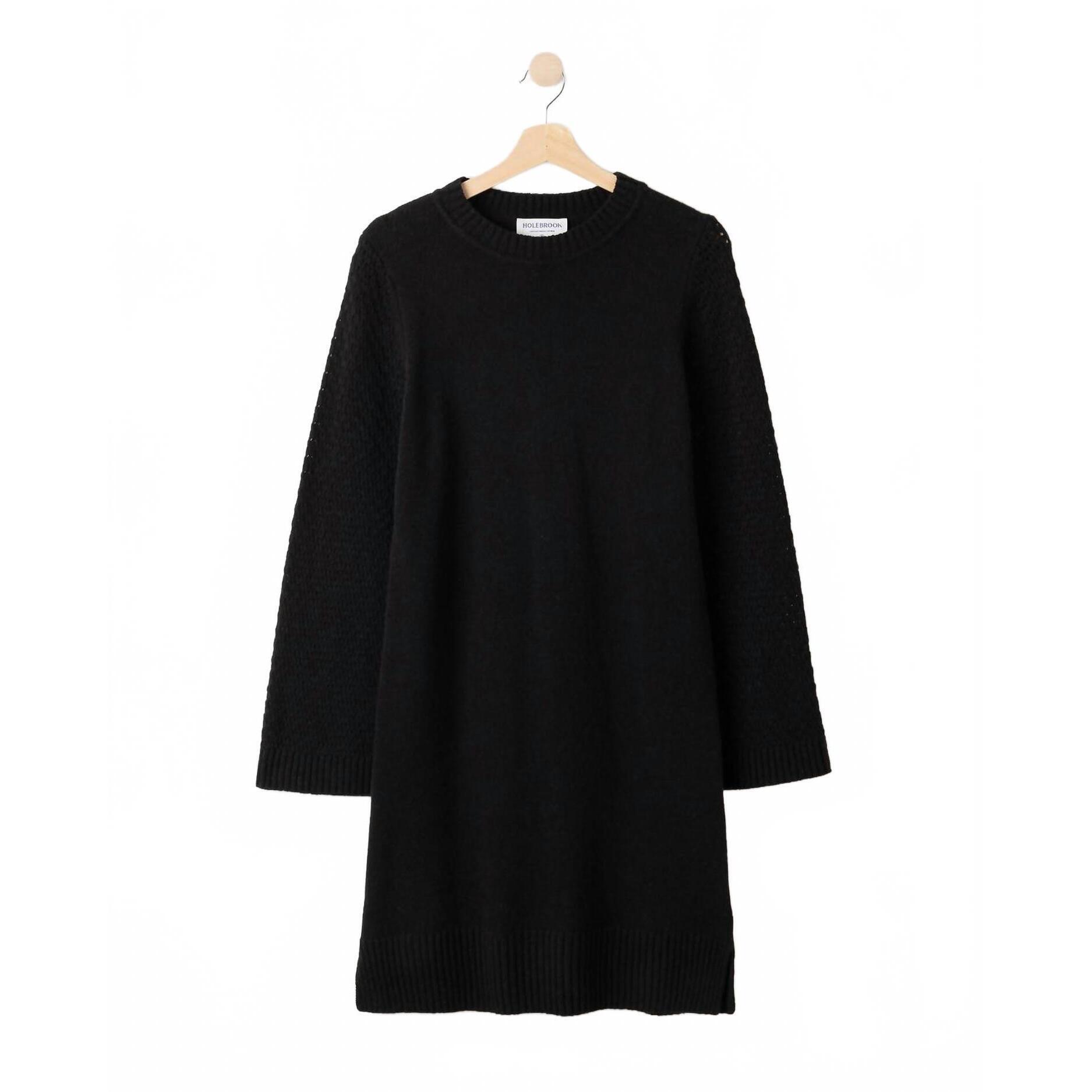 New Holebrook Usa Svea Knit Dress In Black — image 3 of 3